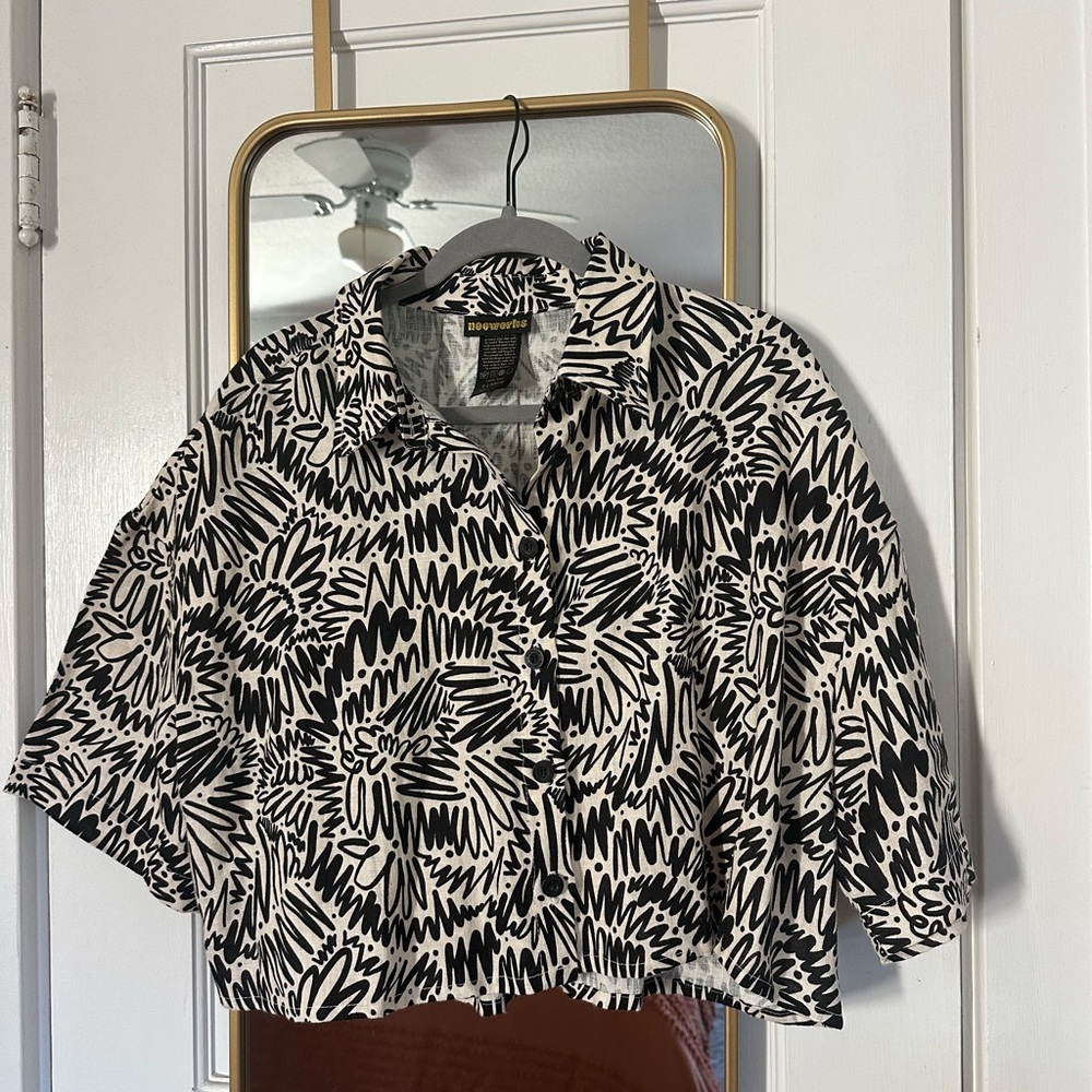 Nooworks Olivia Linen shirt is Zigzag